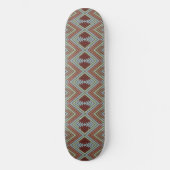 South West American Indian Style Patterned Art Skateboard (Voorkant)