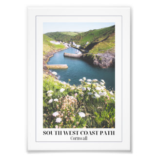 South West Coast Path, Boscastle, Cornwall, Vereni Foto Afdruk