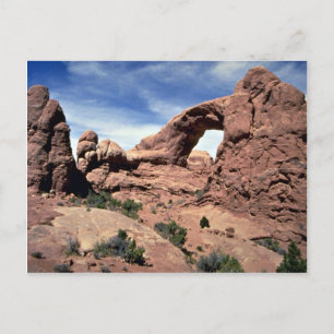 South window, Arches National Park, Utah rock form Briefkaart