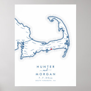 South Yarmouth Mariage Moderne Poster du livre d'o