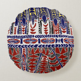 South Zeeen Samoa Batik Rond Kussen