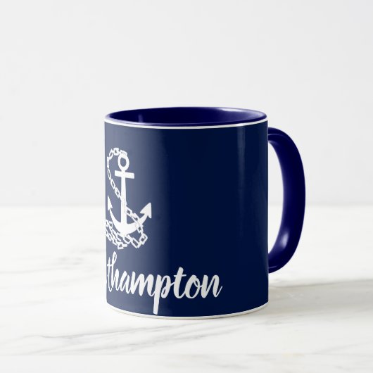 Southampton Angleterre - Mug de style maritime (Devant droit)