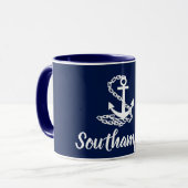 Southampton Angleterre - Mug de style maritime (Devant gauche)