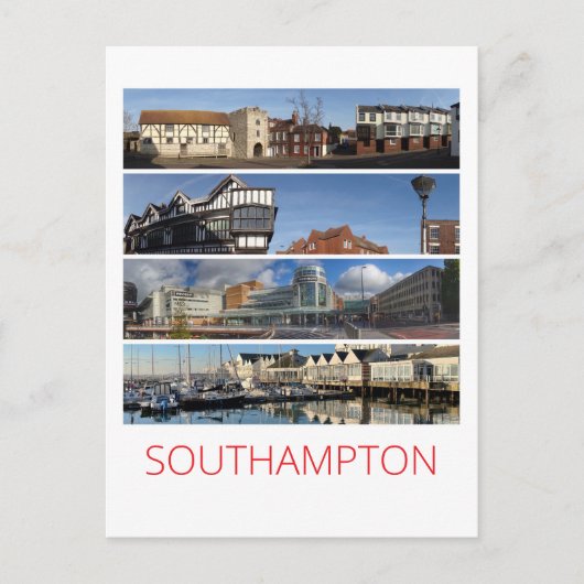 Southampton Briefkaart (Voorkant)
