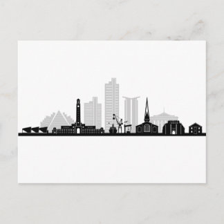 SOUTHAMPTON England fußball City Skyline Silhouett Briefkaart