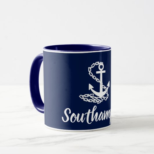 Southampton England - Maritime Style Mok (Voorkant links)
