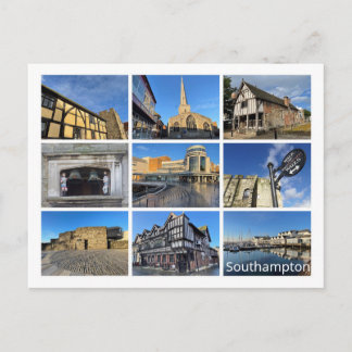Southampton Holiday Postcard Feestdagenkaart