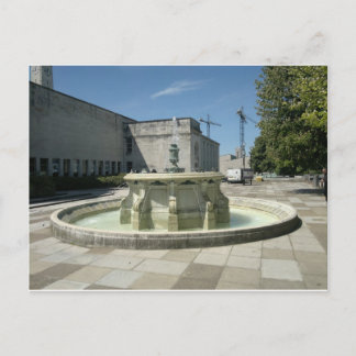 Southampton Library Fountain Briefkaart