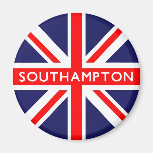 Southampton Vlag Magneet (Voorkant)