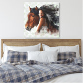 SOUTHBOUND - Wrapped Canvas Afdruk (Insitu (Slaapkamer))