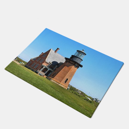 Southeast Lighthouse, Block Island RI Door Mat (Schuin)