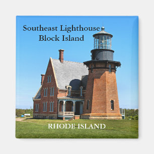 Southeast Lighthouse, Block Island RI Magnet Magneet