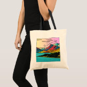 Southern Alps Landscape Double-Sided Tote Bag (Devant (produit))
