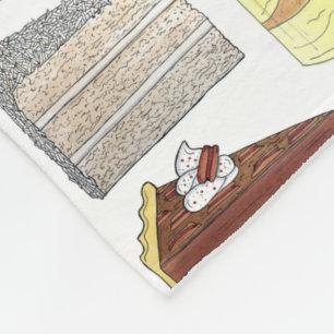 Southern Bakery Food Desserts USA American South Fleece Deken