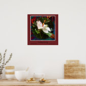 "Southern Beauty" Magnolia Poster (Keuken)