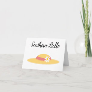 Southern Belle Summer Daisy Pet Schattigee Cartoon Kaart