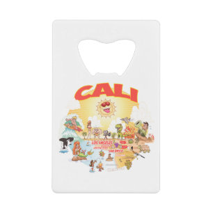 Southern California CALI Kredietkaart Flessenopener