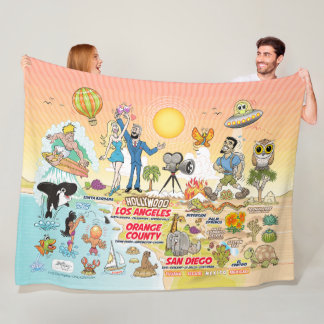 Southern California Fleece Blanket