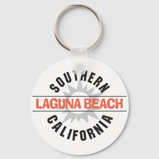 Southern California Laguna Beach Sleutelhanger (Voorkant)