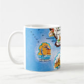 Southern California Map Mug Koffiemok (Links)