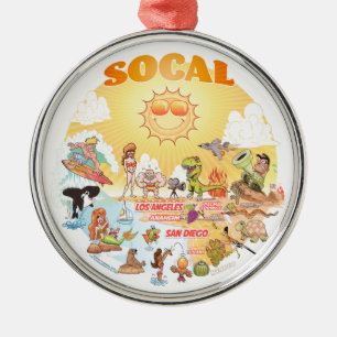Southern California Ornament