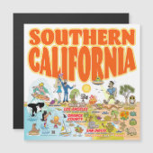 Southern California Souvenir Magnet (Voorkant / Achterkant)