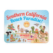 Southern California Souvenir Magnet Magneet (Horizontaal)