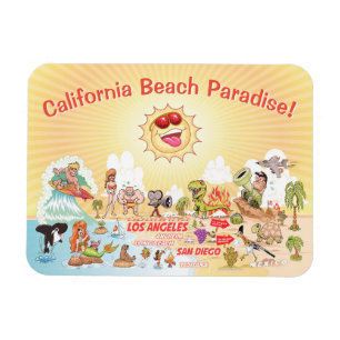 Southern California Souvenir Magnet Magneet