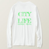 Southern City Life Tshirt met lange mouwen (Design achterkant)