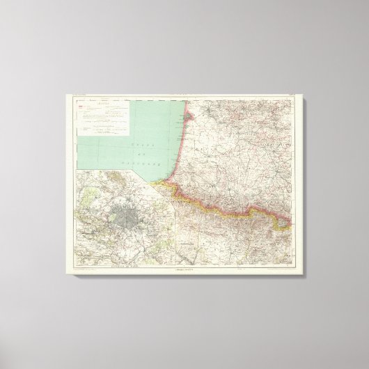 Southern France Canvas Afdruk (Voorkant)