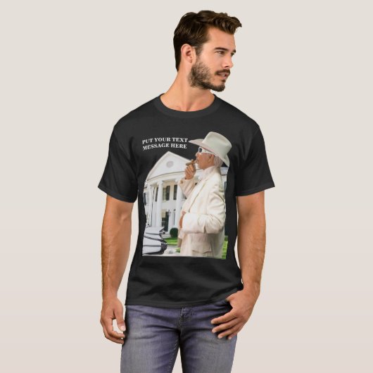 Southern Gentleman Gepersonaliseerd geschenk T-shirt (Voorkant volledig)