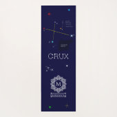 Southern Hemisphere Constellation Crux Yogamat (Achterkant)
