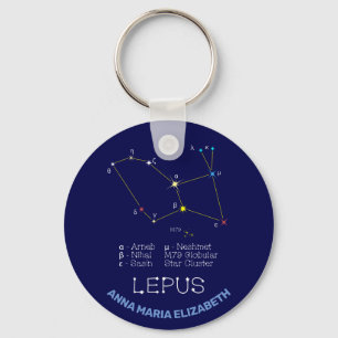 Southern Hemisphere Constellation Lepus Sleutelhanger