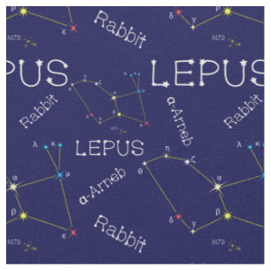 Southern Hemisphere Constellation Lepus Stof