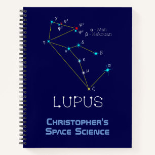 Southern Hemisphere Constellation Lupus Notitieboek