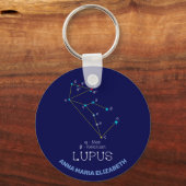 Southern Hemisphere Constellation Lupus Sleutelhanger (Voorkant)