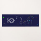 Southern Hemisphere Constellation Lupus Yogamat (Achterkant (horizontaal))