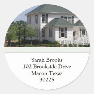 Southern Home Adres Stickers