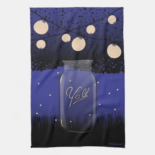Southern Nights Kitchen Towel Theedoek (Verticaal)