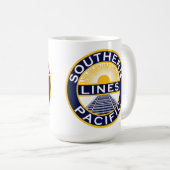 Southern Pacific Lines 15 oz Koffie Mok (Voorkant rechts)