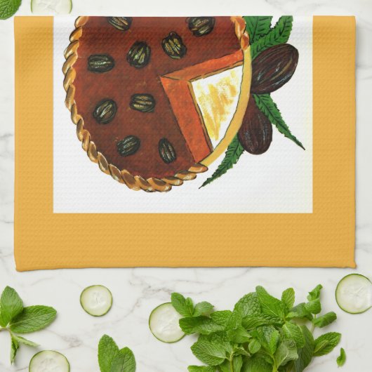 Southern Pecan Pie Recept Theedoek (Gevouwen)