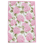 Southern Pink Hydrangea Gift Bag Medium Cadeauzakje (Voorkant)
