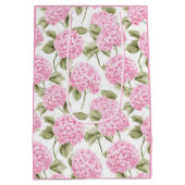Southern Pink Hydrangea Gift Bag Medium Cadeauzakje (Achterkant)