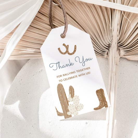 Southern Rodeo Cowboy Birthday Cadeaulabel