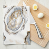 Southern Seafood Oyster Keuken Handdoek (Quarter Fold)