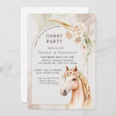 Southern Style Derby Party Invitation (Devant / Derrière)