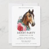 Southern Style Derby Party Invitation Kaart (Voorkant)
