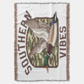 Southern Vibes Flying Duck Camo Deken (Voorkant Verticaal)