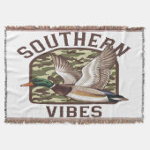 Southern Vibes Flying Duck Camo Deken (Voorkant)