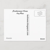 Southernmost House, Key West Briefkaart (Achterkant)